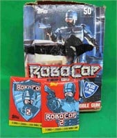 1990 Topps Robocop 2 36x Sealed Pack Wax Box