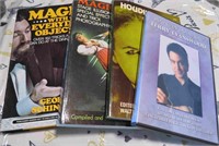 Magic Lot 4 Books & DVD Instruction w Houdini MORE