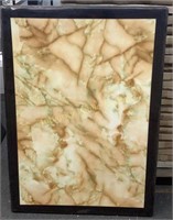 Table Top 42" x 29.5" Marbled Caramel