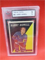 1958-59 Topps Graded Harry Howell Hockey Card 3VG