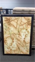 Table Top 42” x 29.5” Marbled Caramel