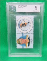 Bobby Orr Beckett 6.0 Canada Post All-Star Stamp