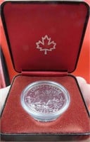 1980 Canada Mint Polar Bear Silver Dollar Coin