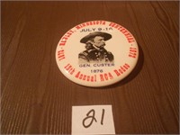 Gen Custer, Hawley MN Cent. Rodeo Button