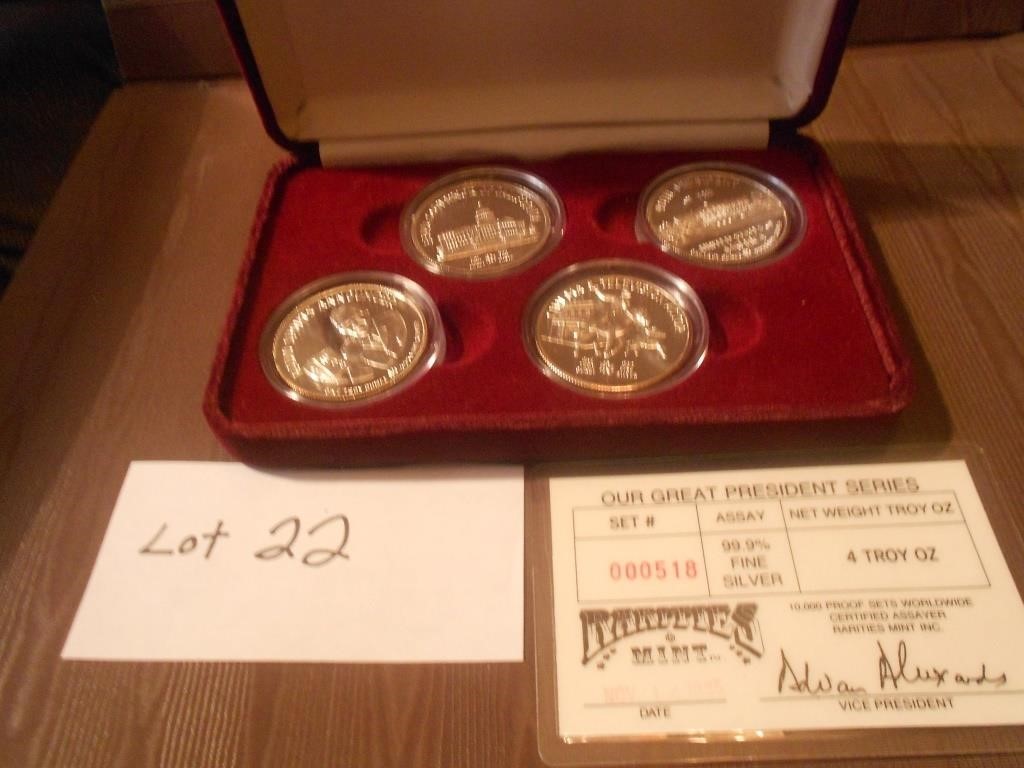 4 Oz. Silver Our Great Presidents Collection