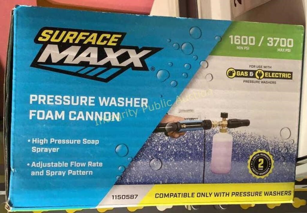 Surface Maxx Pressure Washer Foam Cannon