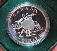 2001 Canada Mint Silver Dollar National Ballet