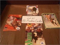 (4) Rodeo Trading Cards