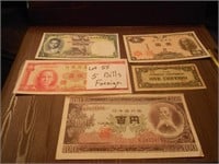 (5) Foreign Currency Notes