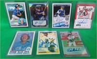 7x Toronto Blue Jays Autograph Baseball Cards