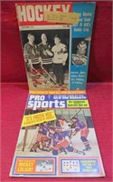 1966 Hockey World 1969 Pro Sports Magazines