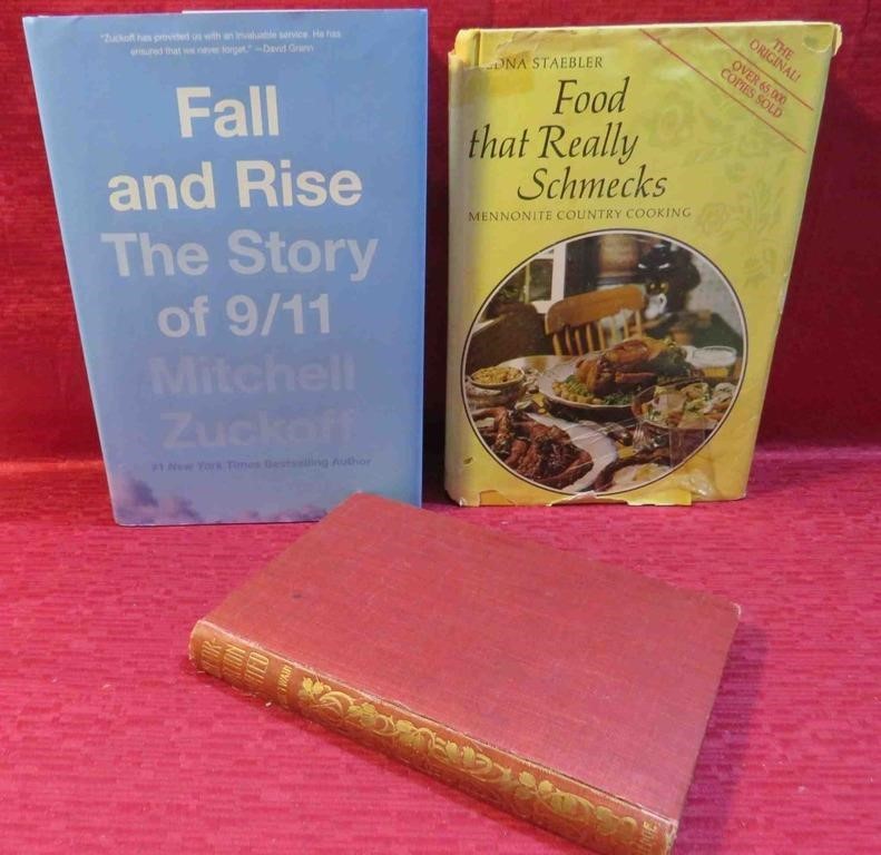 Book Lot Old Mark Twain 9/11 Story & Cookbook