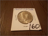 1964D Kennedy Half Dollar High Grade