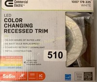 CE 5/6" Color Changing Recessed Trim Downlight