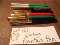(7) Vintage Fountain Pens