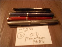 (5) Old Fountain Pens