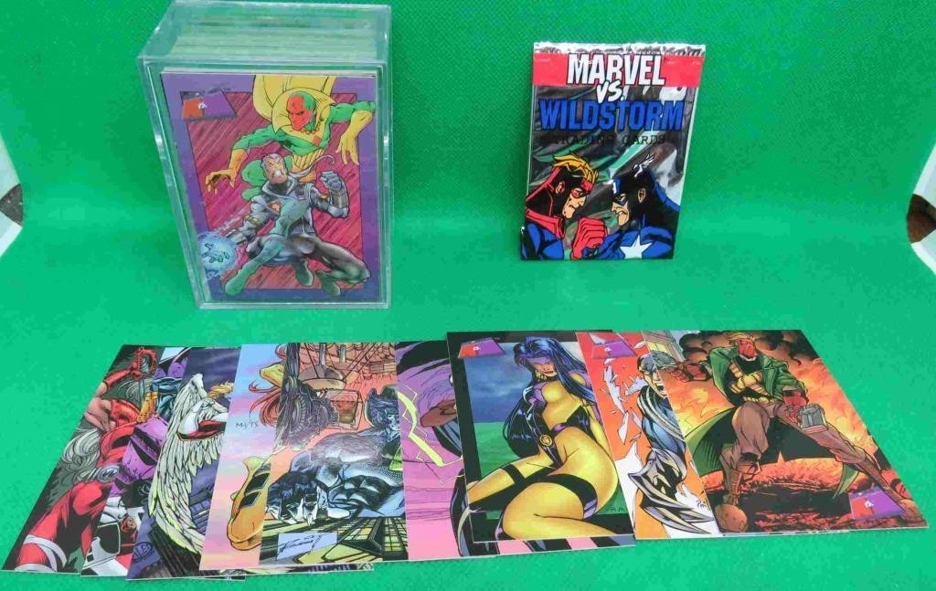 1997 Marvel Vs Wildstorm Complete Set 1-100 Cards