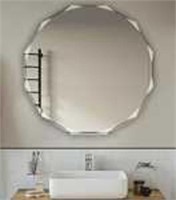 Beveled Circle Mirror 20"