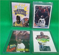 4x Shaquille O'Neal Basketball Cards Topps Prototy