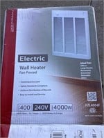 Electrical Wall Heater, 240V 4000 watt, NIB