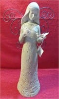 Irmas Garden Culture 17 Inch Angel Figurine Resin
