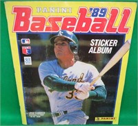 1989 Panini Baseball Sticker Album Complete Set