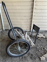 2 Wheel Firewood Dolly Cart