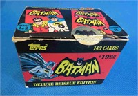 1989 Batman Cards Reissue Edition Topps Empty Box