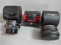 Camera Lot Converter Lens & Hakuba Filters Minolta