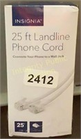 25’ Landline Phone Cord