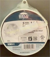 Bell Outdoor 5-Hole Metal Outlet Box
