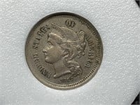 1867 three cent piece