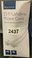 Landline Phone Cord 25'