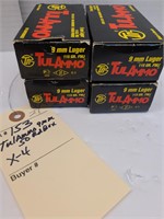 TulAmmo 9mm 115gr 50Rds Box NEW