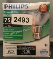 Philips 75W Flood Bulbs PAR30S