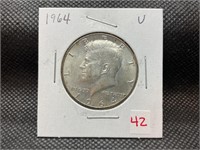 1964 Kennedy half dollar