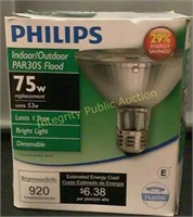 Philips 75W Flood Bulbs PAR30S