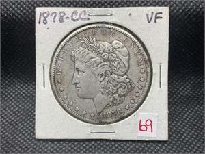 1878 cc Morgan Silver dollar