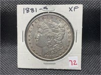 1881S Morgan Silver dollar