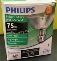Philips 75W Flood Bulb PAR30S