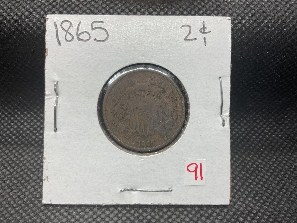 1865 2 cent piece