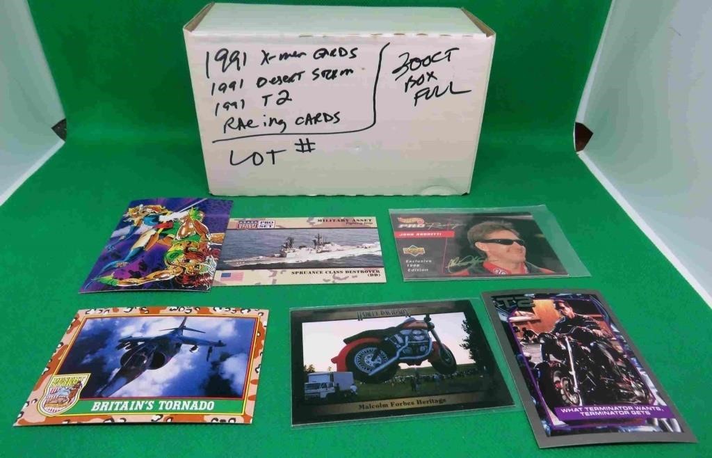 300ct Non Sport Box Full 1991 X-Men T2 Racing +