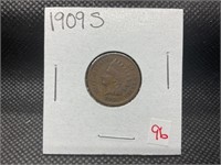 1909 S Indian head cent