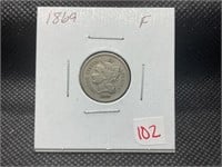 1869 3 cent piece
