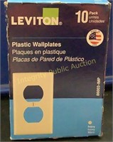 Leviton Plastic Wallplates Ivory
