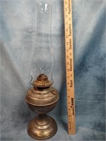 16" Metal Oil Lamp w/Chimney
