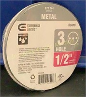 CE Metal 3 Hole Cover