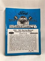1932-1941 Ford Service Manual, Cars & Trucks