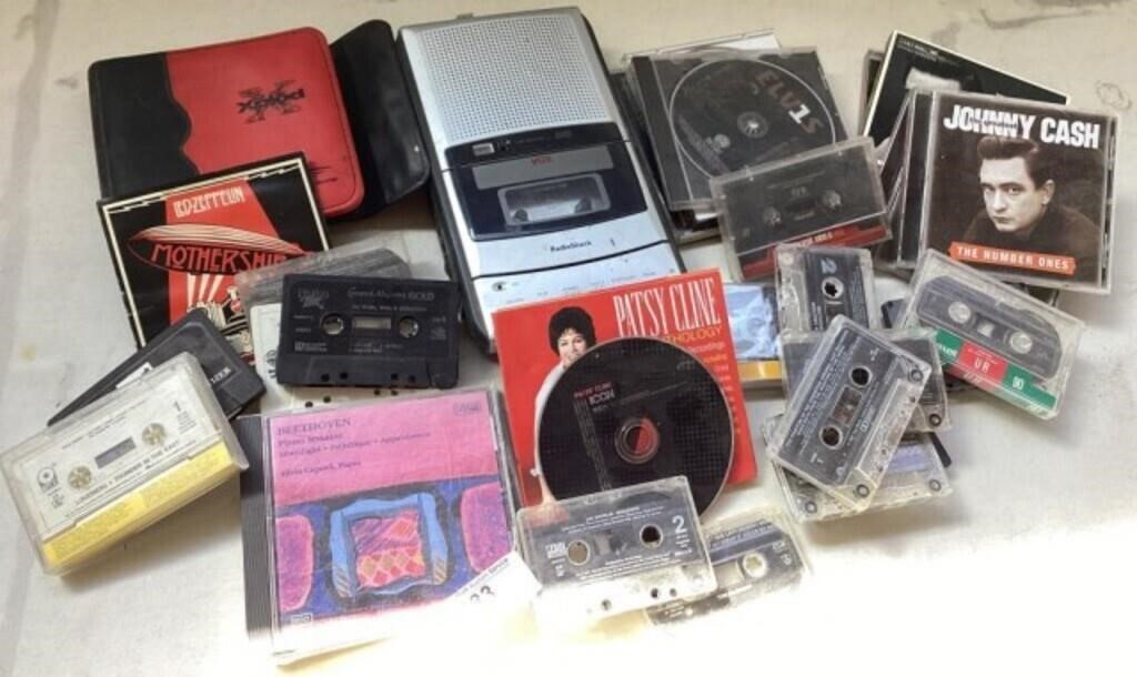 Cassette Players, Cassette Tapes & CD's, Johnny