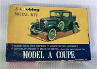Hubley Metal Model Kit: Model A Coupe, box torn